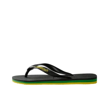 Havaianas Brasil Layers Stylish Sandal Unisex Vulcan Glow Black