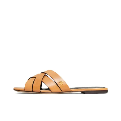 TORY BURCH Slide Slippers Women's Camel