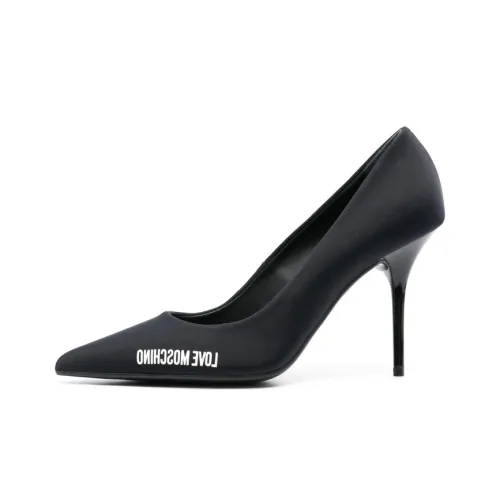 LOVE MOSCHINO Logo-print Pumps