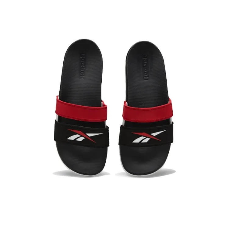 Reebok Ds Comfort Black Red Slippers 'Black Red'-4