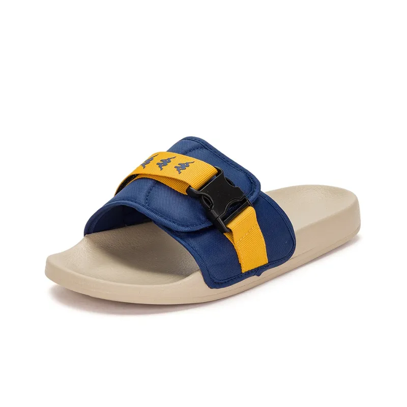 Kappa EVA Rubber Sole Slip Resistant Slide Slippers Unisex Indigo, Amber, Yellow-1