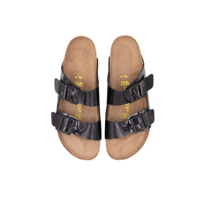 Birkenstock Arizona Birko Flor Patent Leather Black-4