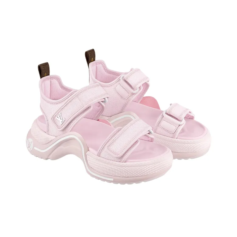 LOUIS VUITTON Archlight Beach Sandals Women's Pink-3