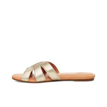 UGG Teague Brown Gold Color Slippers 'Brown Gold' Women's