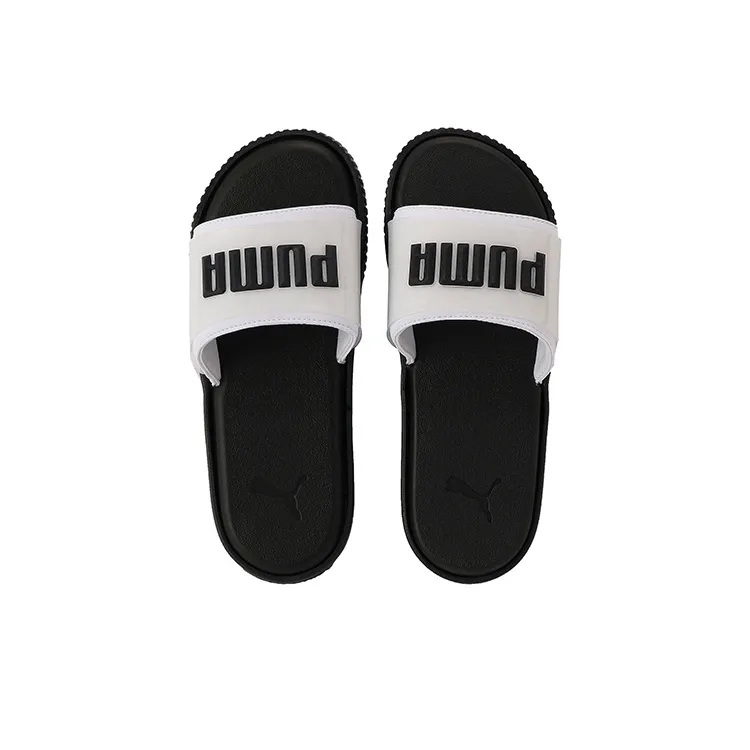 PUMA Platform Slide 'Black White' Women's-2