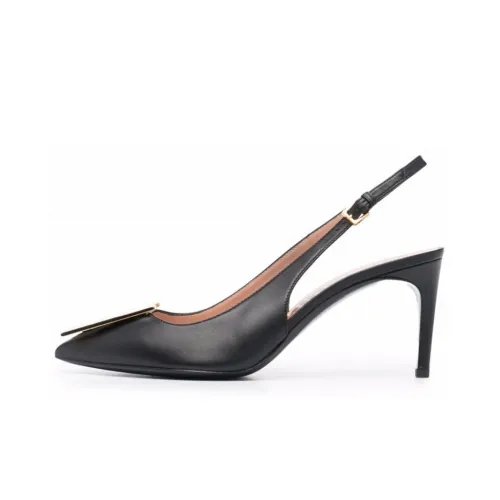 MOSCHINO 80mm Leather Pumps