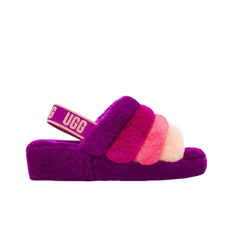 UGG Fluff Yeah Slide Berrylicious Multi Women's-1