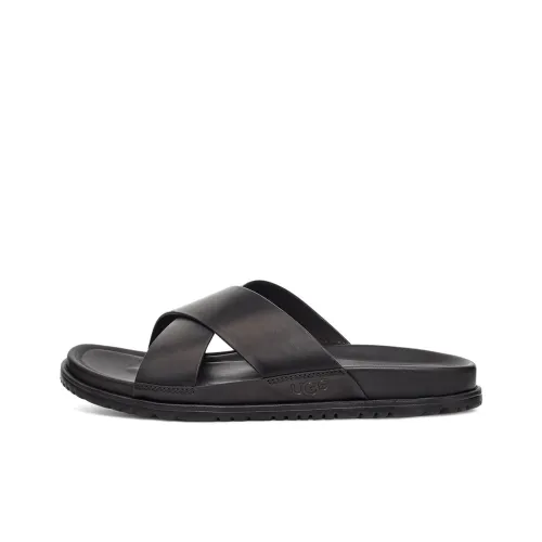 UGG Wainscott Slide Slippers Men Black