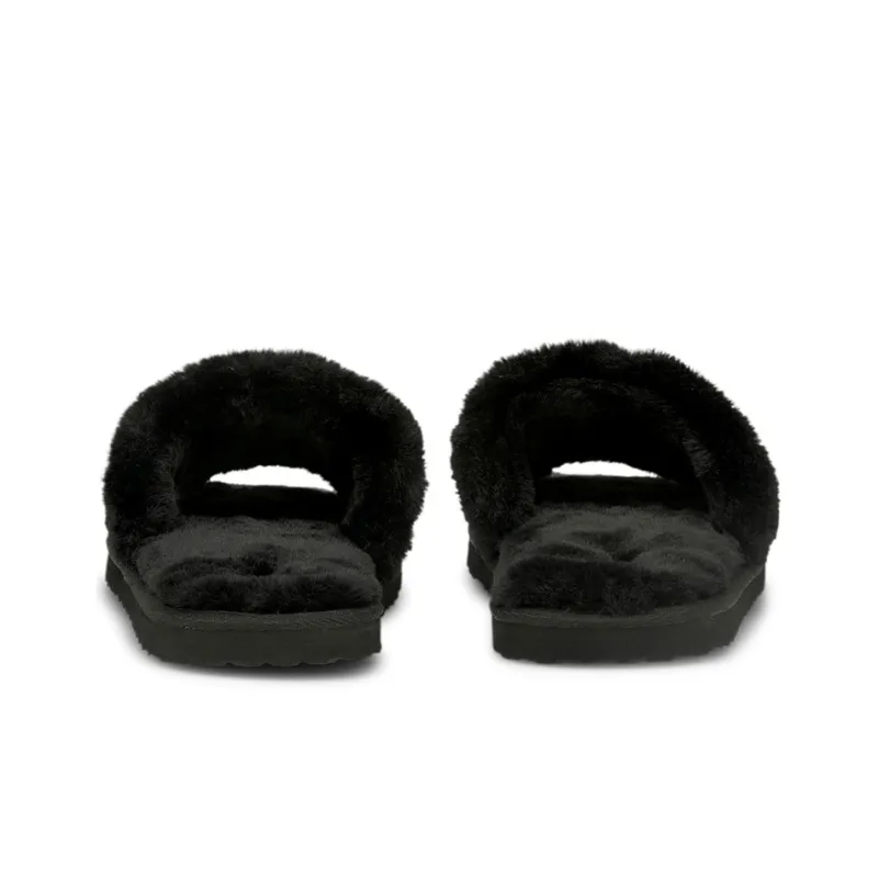 Puma Women's Fluff Remix Slide 'Black Rose Gold'-4
