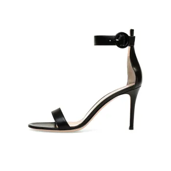 GIANVITO ROSSI Portofino Strap Sandals Women's Black
