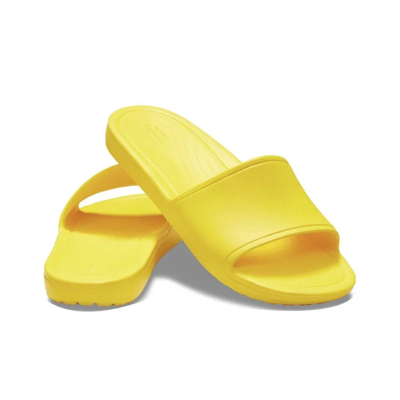 Crocs Sloane Slide Slippers Women's Yellow-3