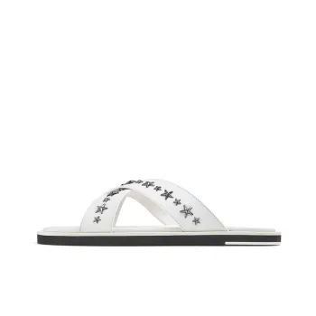 Jimmy Choo Slide Slippers Men's White