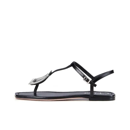 Roger Vivier Slide Slippers Women's Black