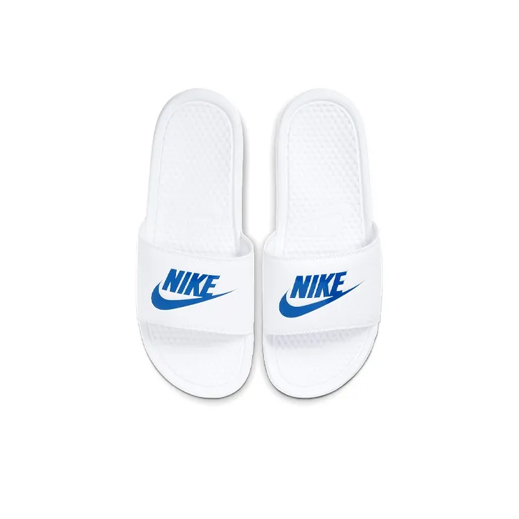 Nike Benassi Jdi White Varcity Royal White-2