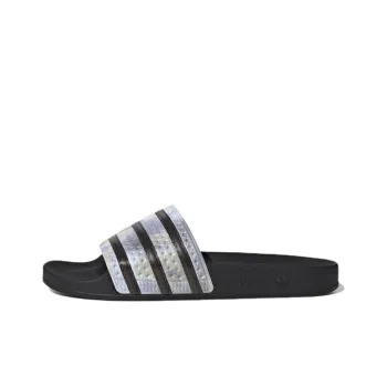Adilette Adidas Originals Slide 'Black Orbit Violet Tie Dye'