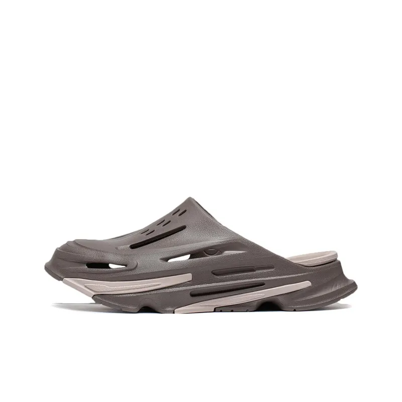 LiNing Slide Slippers Unisex Mushroom Brown-0