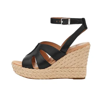UGG Braided-wedge Heeled Sandals