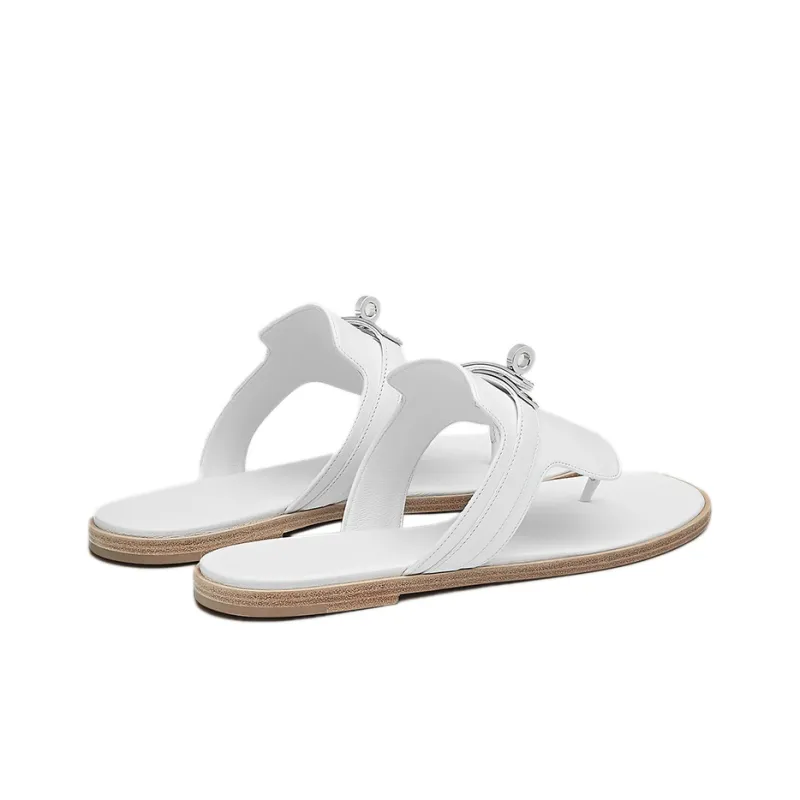 HERMES Elixir Slip Resistant Flip Flops Women's White-4