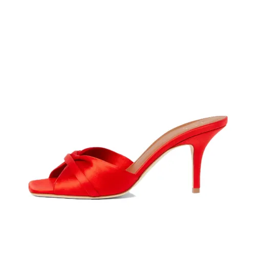 Malone Souliers Perla Slide Slippers 7cm Women's Red