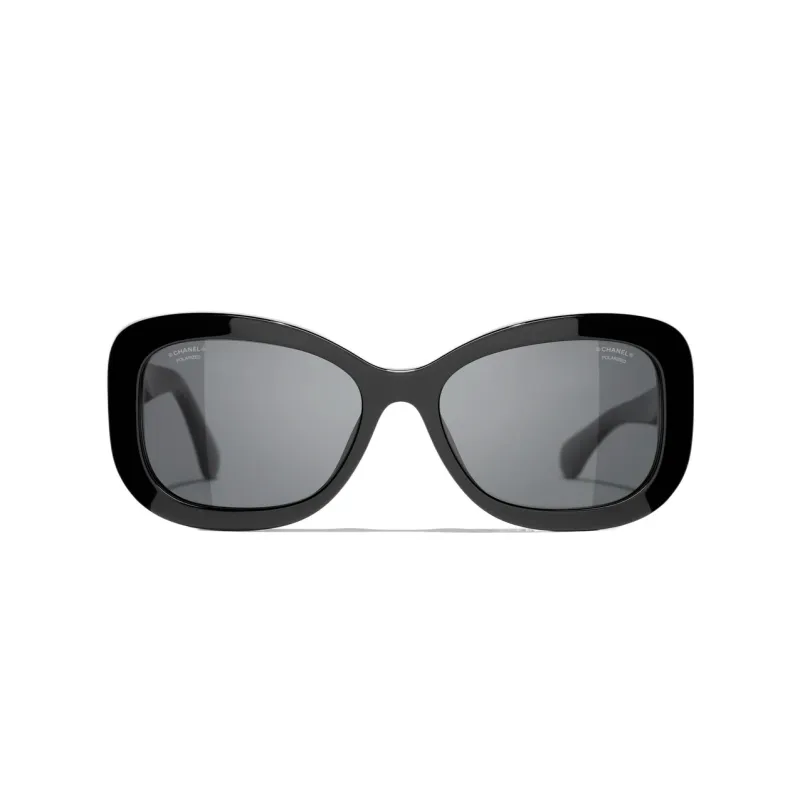 CHANEL Rectangle Polarized Sunglasses-0