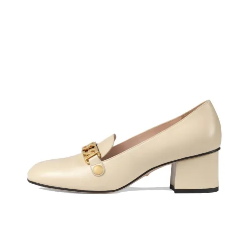 GUCCI Sylvie High Heels Women's Light Pink