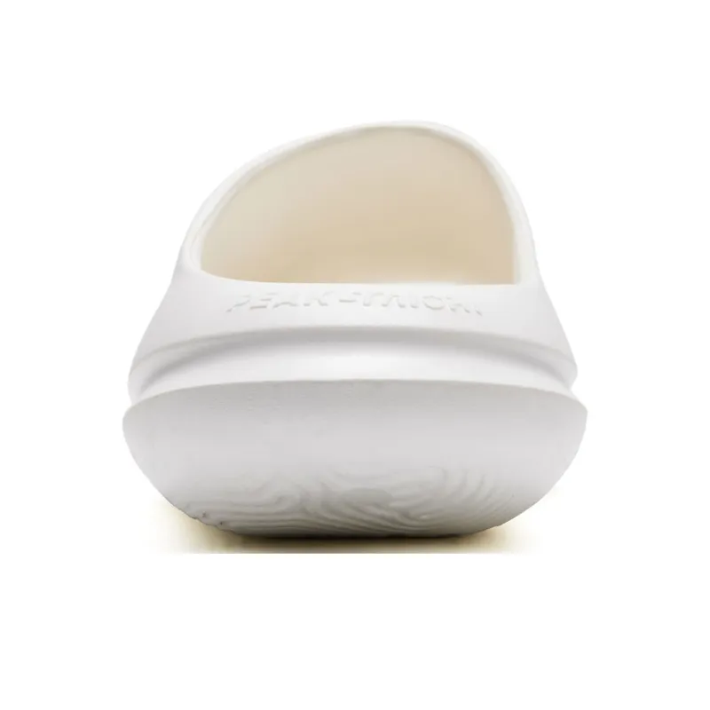 PEAK Very Small Fat Drag Slide Slippers Unisex White-4