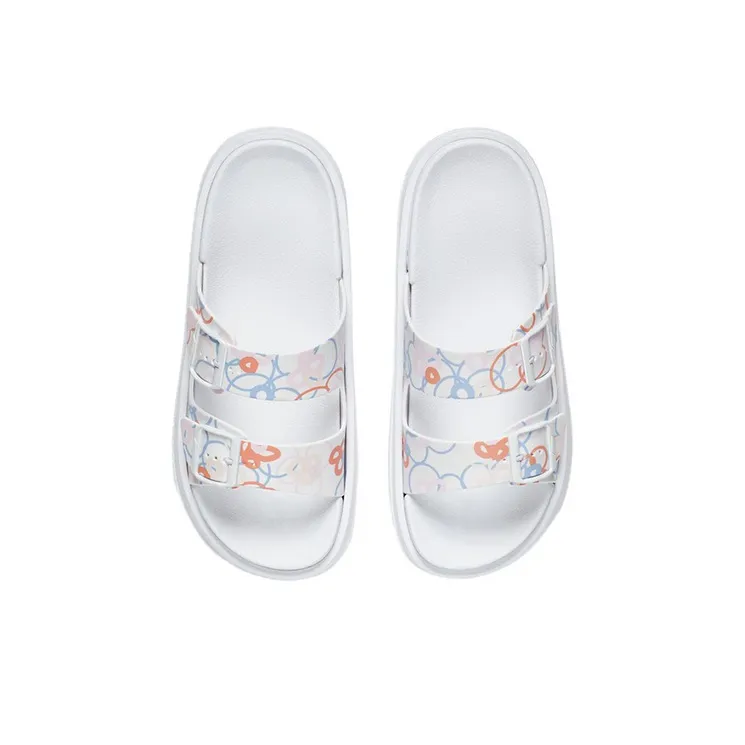 LiNing Clap Quiet Slide Slippers Women's White-4