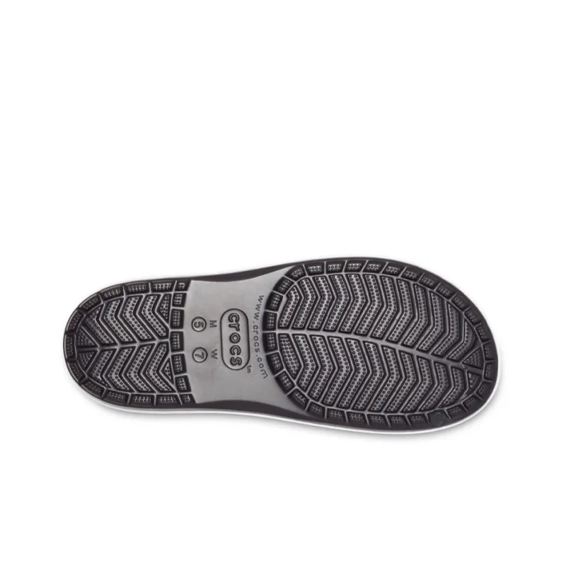 Crocs Crocband Platform Slides 'Black Grey White'-6