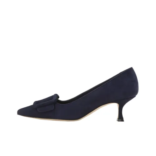 MANOLO BLAHNIK High Heels Women's Blue