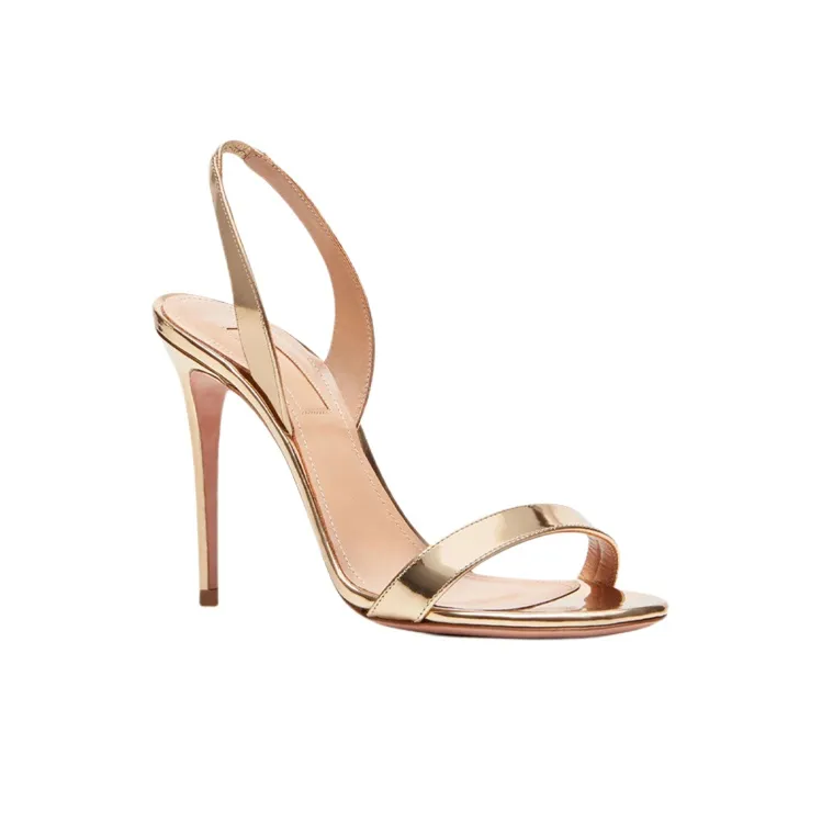 AQUAZZURA So Nude 110mm Slingback Sandals-2