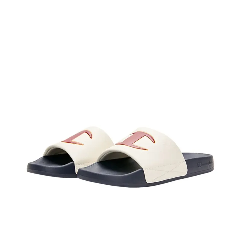 Champion Campus Slide Slippers Unisex Blue White-2