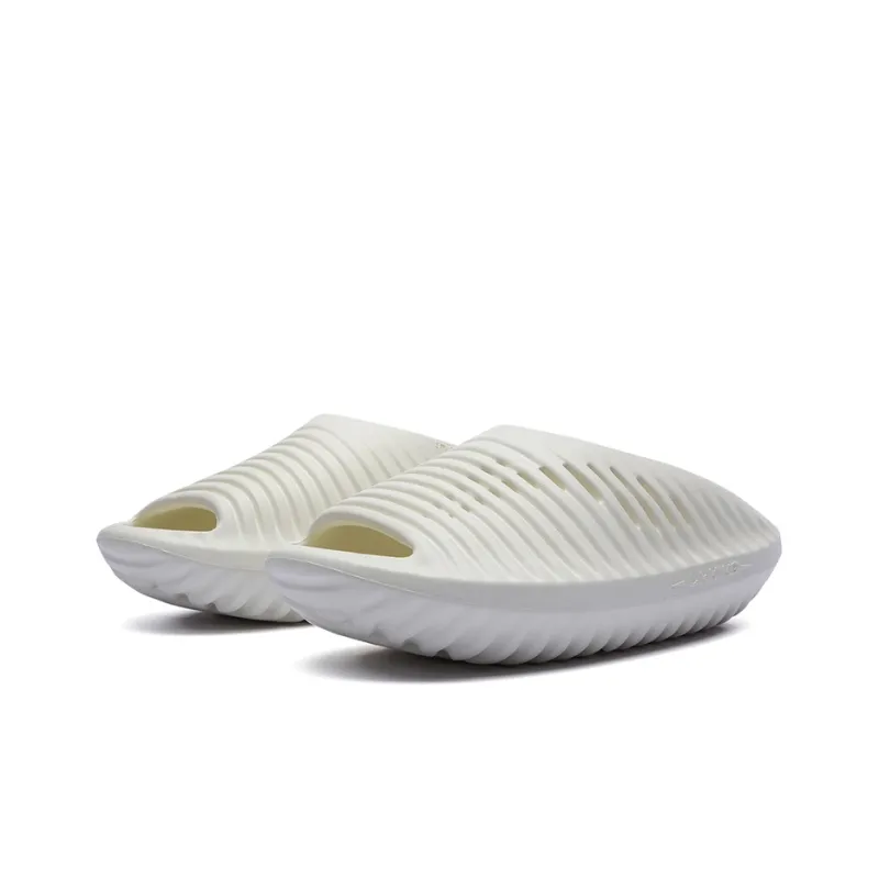 LiNing Xuankong Slay Quiet Abrasion Resistant Slide Slippers Unisex Cream White-2