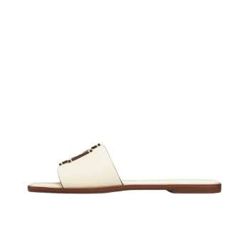 TORY BURCH Slide Slippers Women's Ivory White