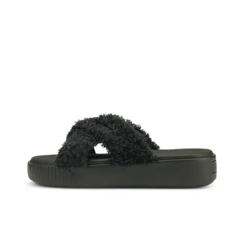 PUMA Platform Slide Slippers Women's Black
