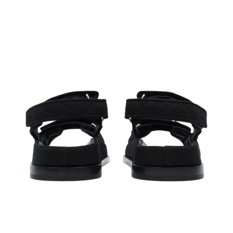 CHANEL Stylish Sandal Women's Black-3