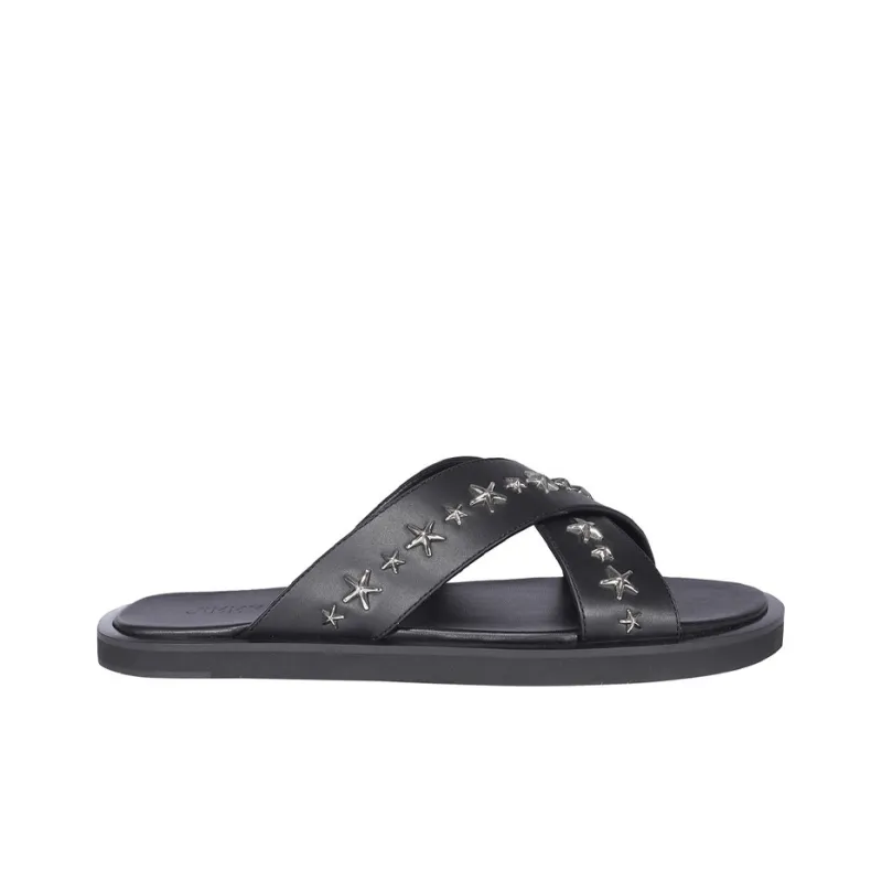 Jimmy Choo Slide Slippers Men's Black-1