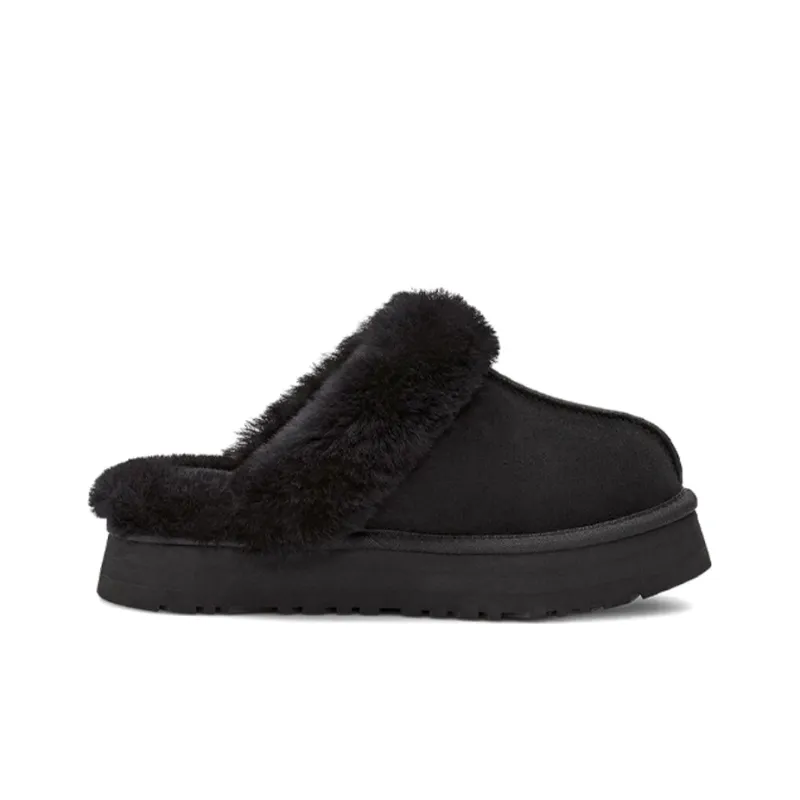 UGG Disquette Slipper Black Women's-1