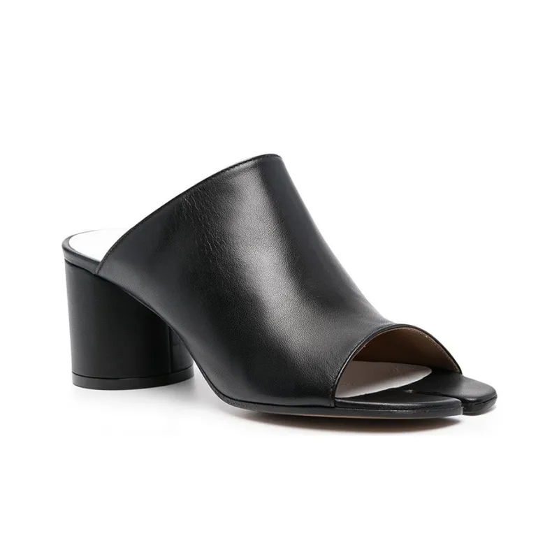 Maison Margiela Tabi Slip Resistant Slide Slippers Women's Black-2