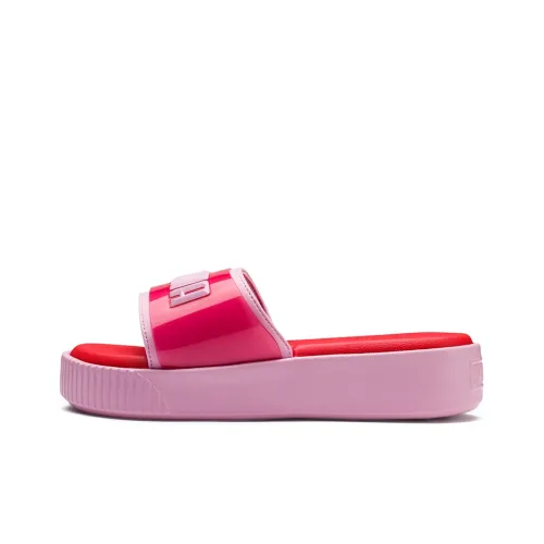 PUMA Platform Slide Slippers Women's Pink