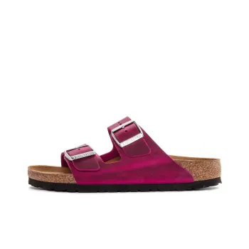 Birkenstock Arizona Slide Slippers Unisex Fuchsia Narrow Fit