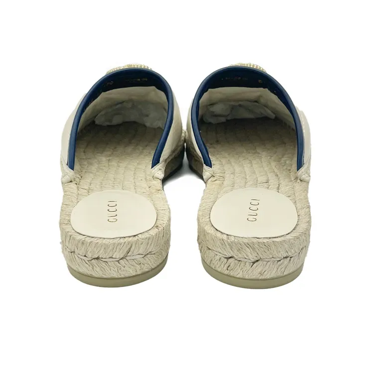 GUCCI Quiet Slip Resistant Slide Slippers Women's Ecru-3