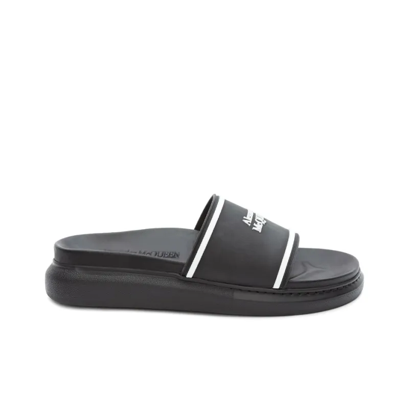 Alexander McQueen Logo Pool Slides-1
