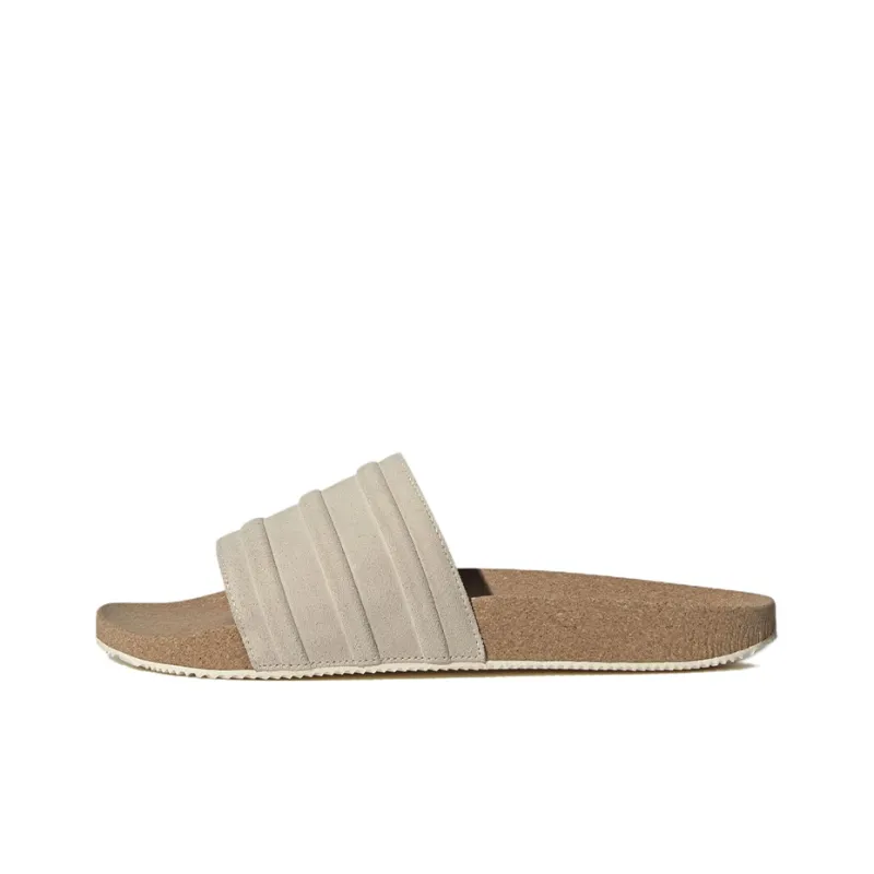Adidas Adilette Premium Slides Wonder White Cork-0