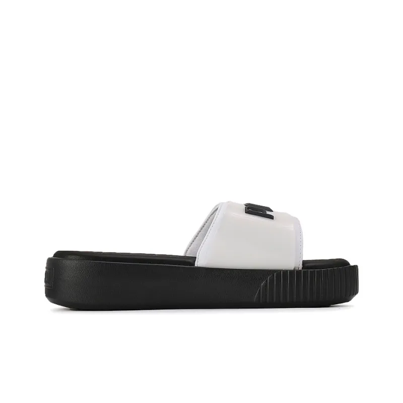 PUMA Platform Slide 'Black White' Women's-1