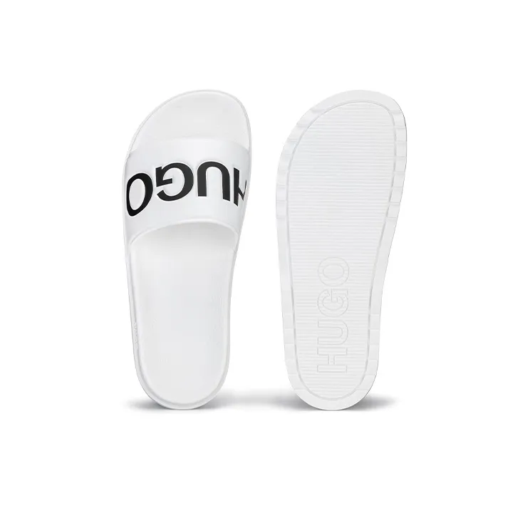 HUGO BOSS Quiet Slide Slippers Men's White-4