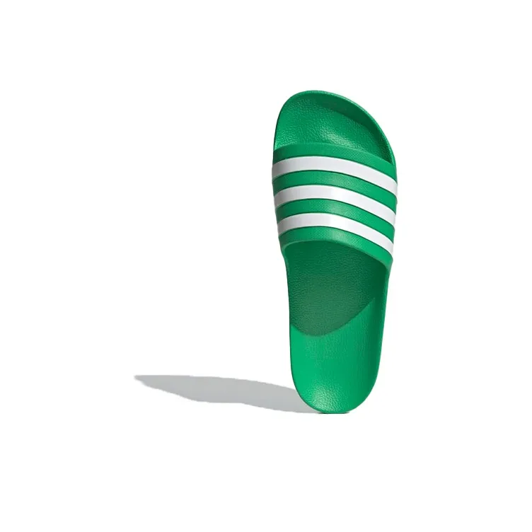 Adilette Adidas Aqua Slides 'Vivid Green'-4