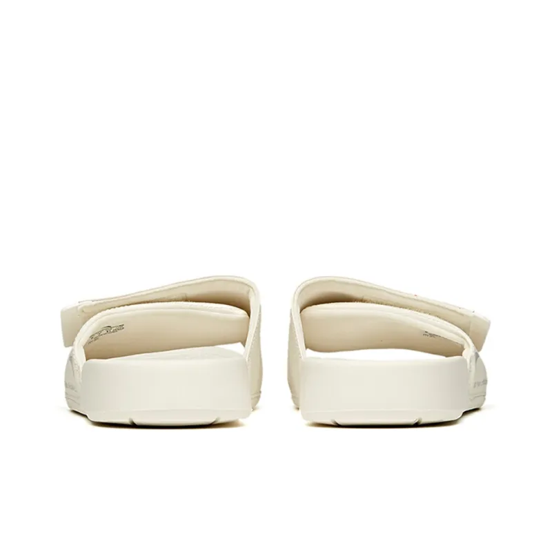 SNOOPY x Anta Life Collection Slide Slippers Men's White Yellow-3