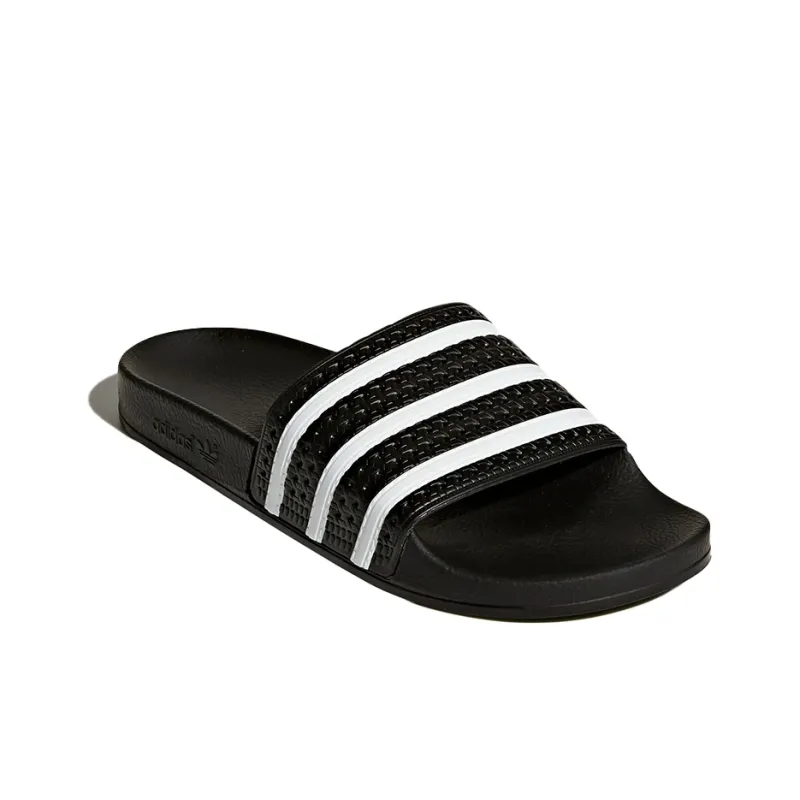 Adidas Adilette Slides Black White-2