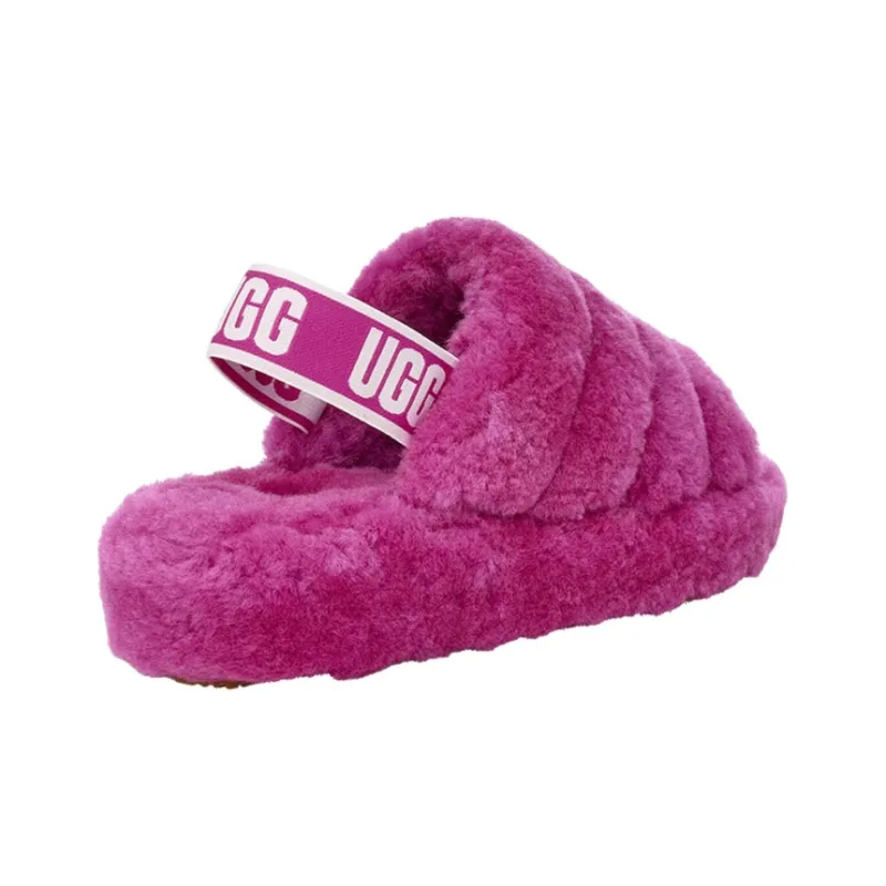 UGG FLUFF YEAH One-Strap Sandals Women's-4