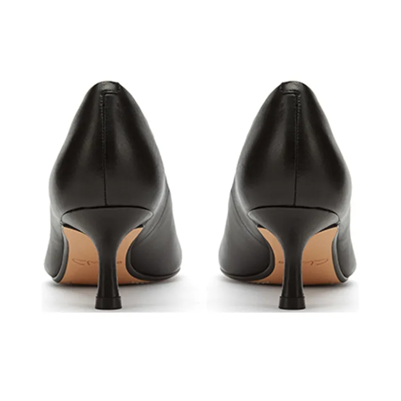 Clarks Slim Heel High Heels Women's Black-3